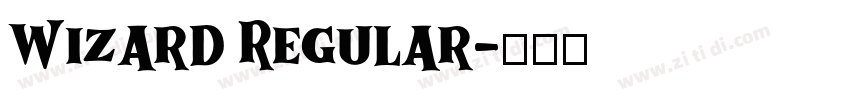 Wizard Regular字体转换
